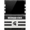 Michigan State University Black and White Stripes Surface Pro 4 Skin